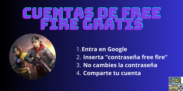 Consigue aquí nuevas cuentas de Free Fire Gratis Correo y Contraseña