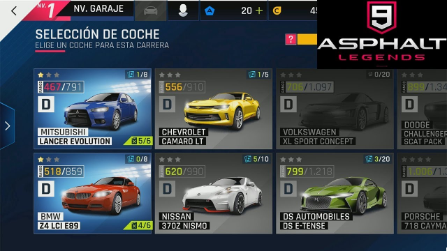 Asphalt 9 Legends: Cómo Desbloquear Todos los Coches de Manera Rápida y Eficiente