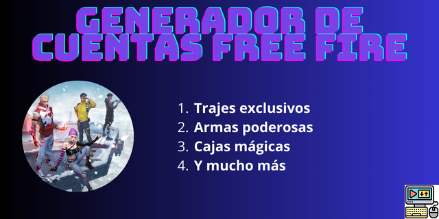 Consigue el mejor generador de cuentas Free Fire