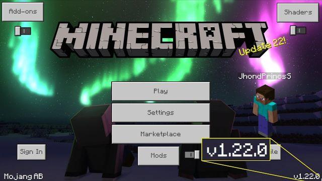 Minecraft PE 1.22: Novedades y todo lo que debes saber