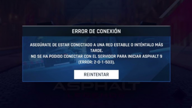 Asphalt 9 Legends Connection Error: Causas Comunes y Cómo Solucionarlo Rápidamente