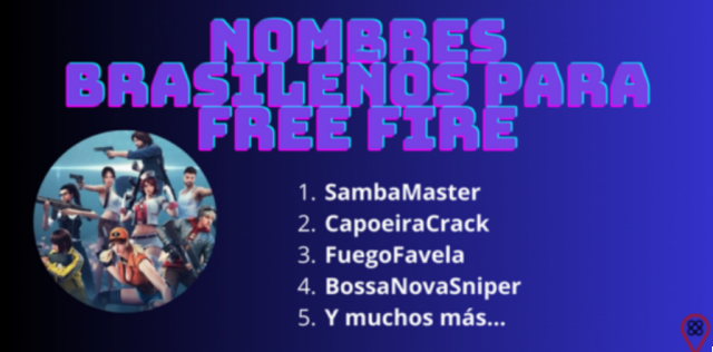 Consigue los Mejores Nombres Brasileños para Free Fire