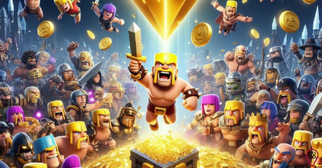 ¡La emoción de ganar gemas y oro con Clash of Clans todos los días! 🎁