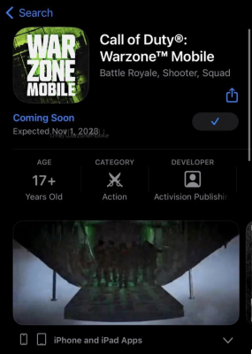 Lanzamiento y Disponibilidad de Warzone Mobile