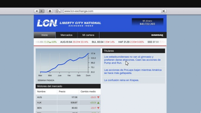 Cómo Ganar Dinero en la Bolsa de Valores de GTA V: Trucos con LCN y BAWSAQ